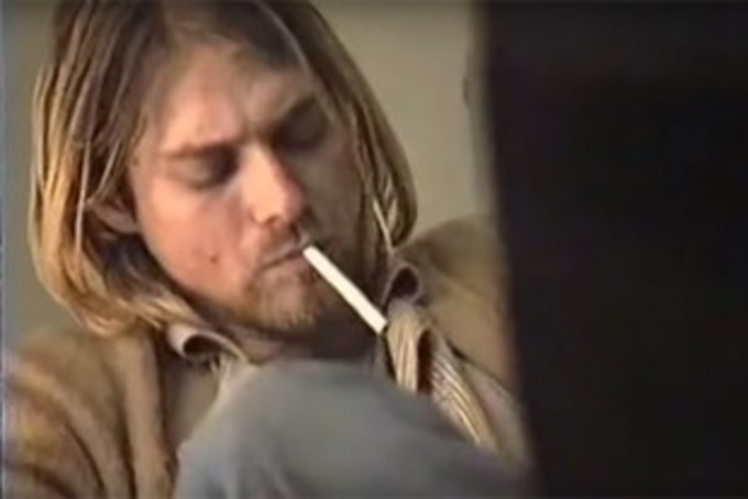  Kurt Cobain with a Cigarette