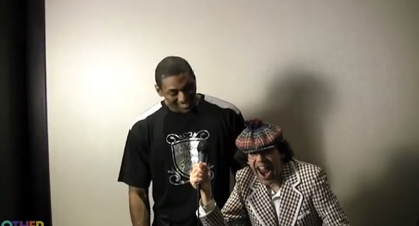 Nardwuar and Ron Artest