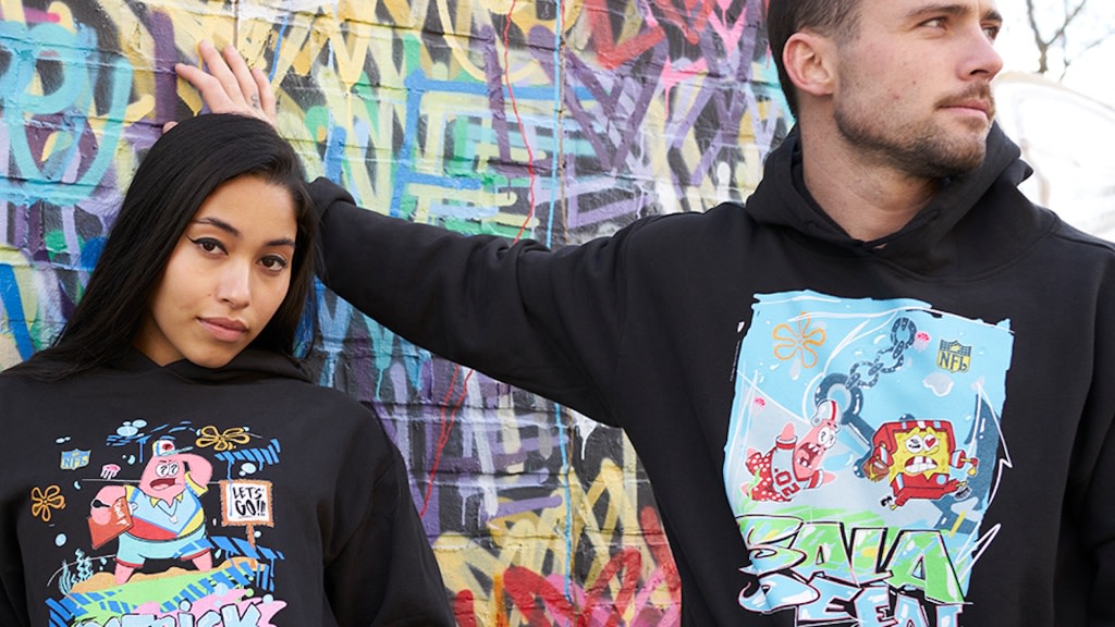 Nickelodeon and NFL Launch Special 'SpongeBob SquarePants' Junk Food Clothing Collection