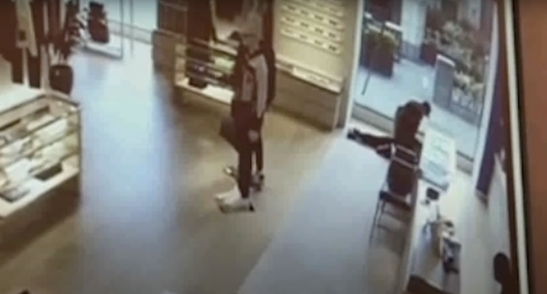 Video: Thieves snatch several Louis Vuitton bags at The