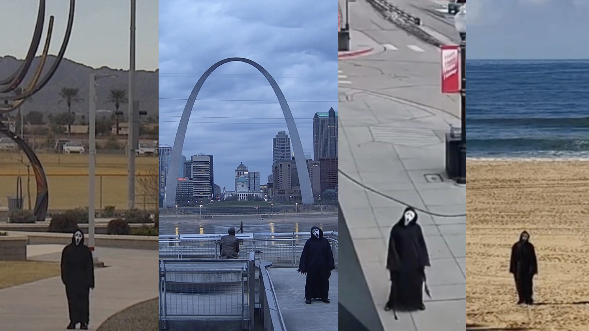 Fake Ghostfaces Are Appearing in Cities to Promote Scream 6