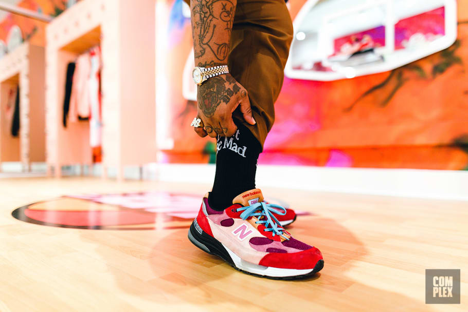 Joe Freshgoods on NBA All-Star New Balance Pop-Up in Chicago | Complex