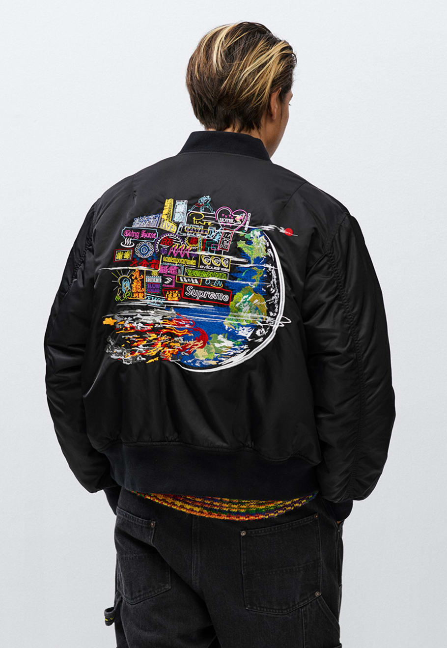 supreme static sweater