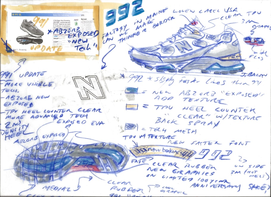 new balance shoe designer