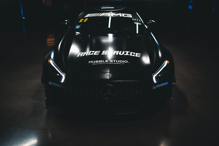 mercedes race service hoodie