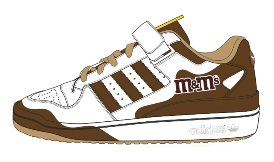 Wreed Verleden Bijlage Adidas x M&M Forum Sneaker Collaboration Coming Soon | Complex