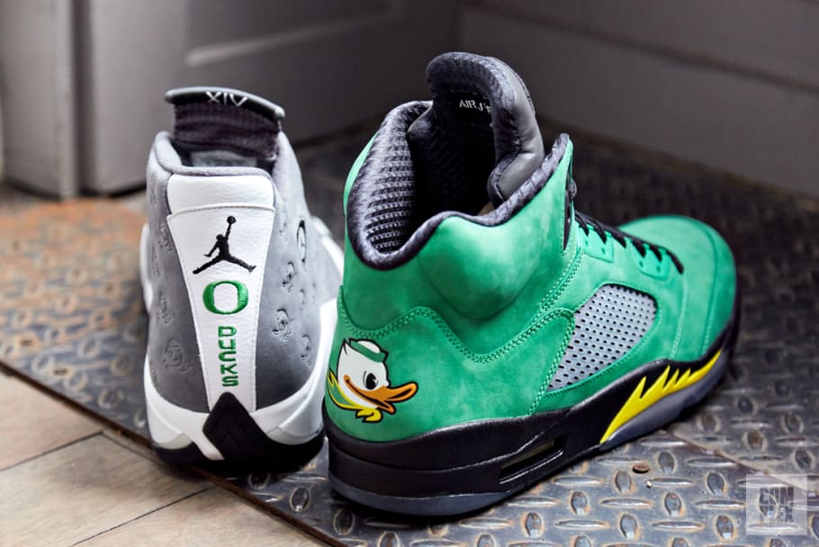 Oregon Air Jordan 8s for the Ducks Are 