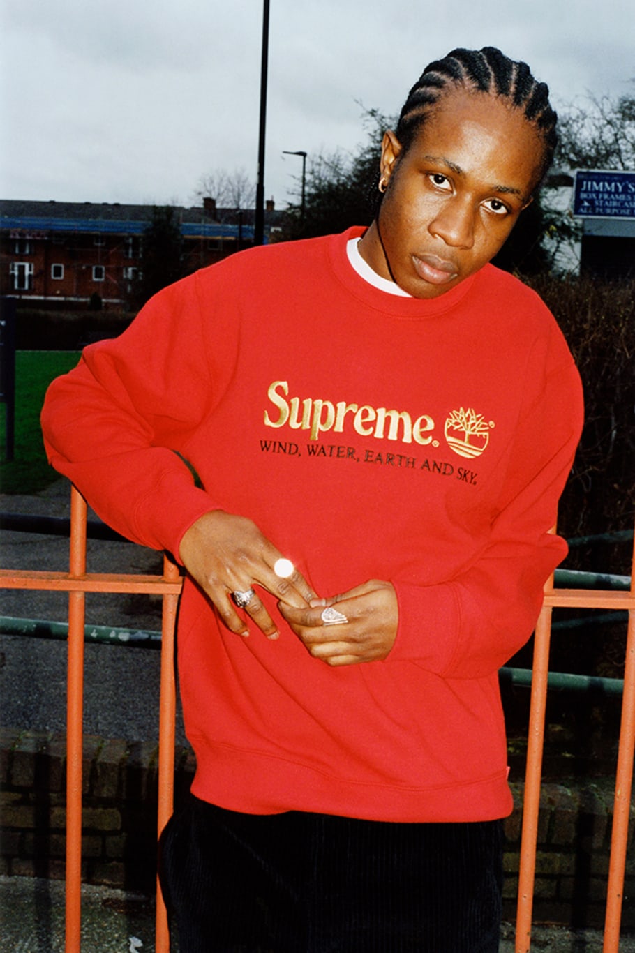 supreme timberland sweater