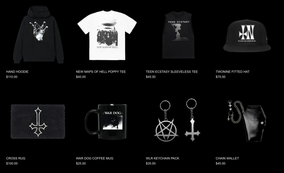 Milky white Monetary accurately Playboi Carti's New Album Merch Has People Connecting It to Satanism |  Complex