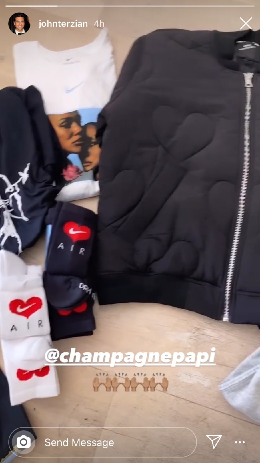 drake nike jacket