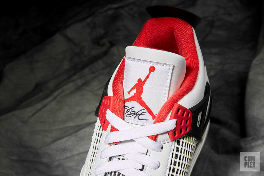 jordan 4 tongue logo