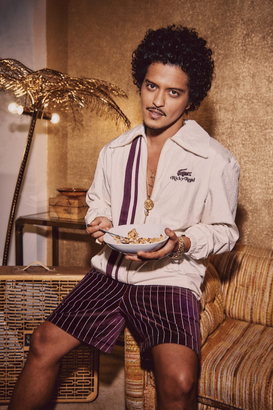 Bruno Mars and Lacoste Launch Ricky Regal Collection | Complex