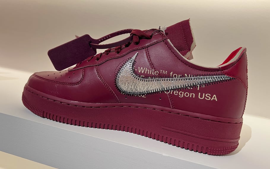 Unreleased Off-White x Nike Air Force 1 Samples at Virgil Codes Show | Complex