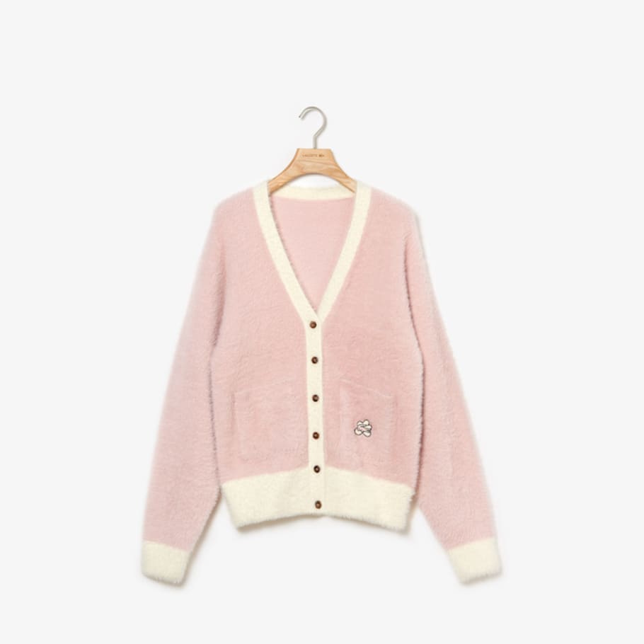 lacoste x golf le fleur cardigan