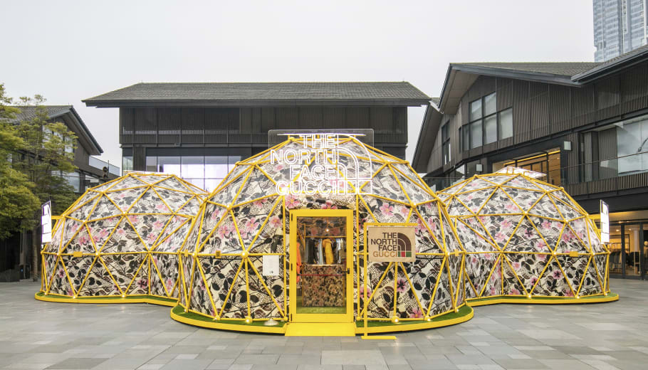 Gucci Announces Immersive Pin Locations Celebrating North Face Collection Complex