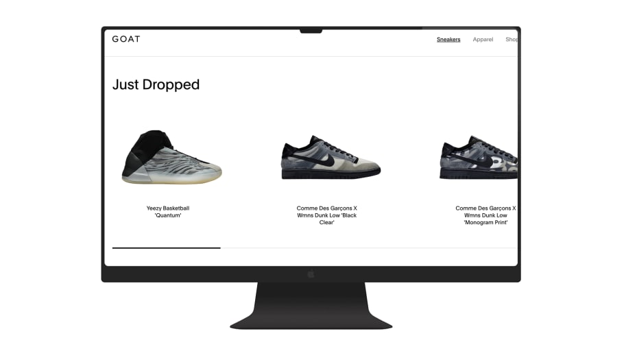 sneaker websites like goat