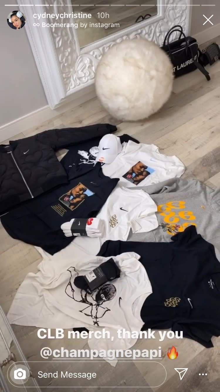 nike clb hoodie drake