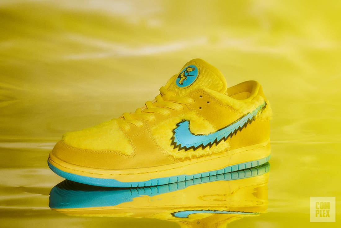 nike sb dunk low grateful dead yellow