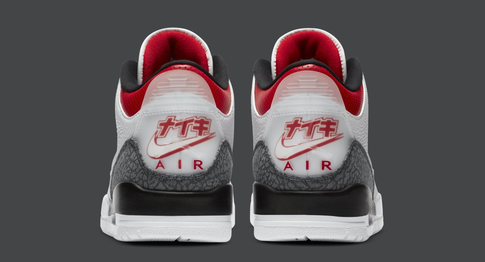 jordan 3 retro white fire red black