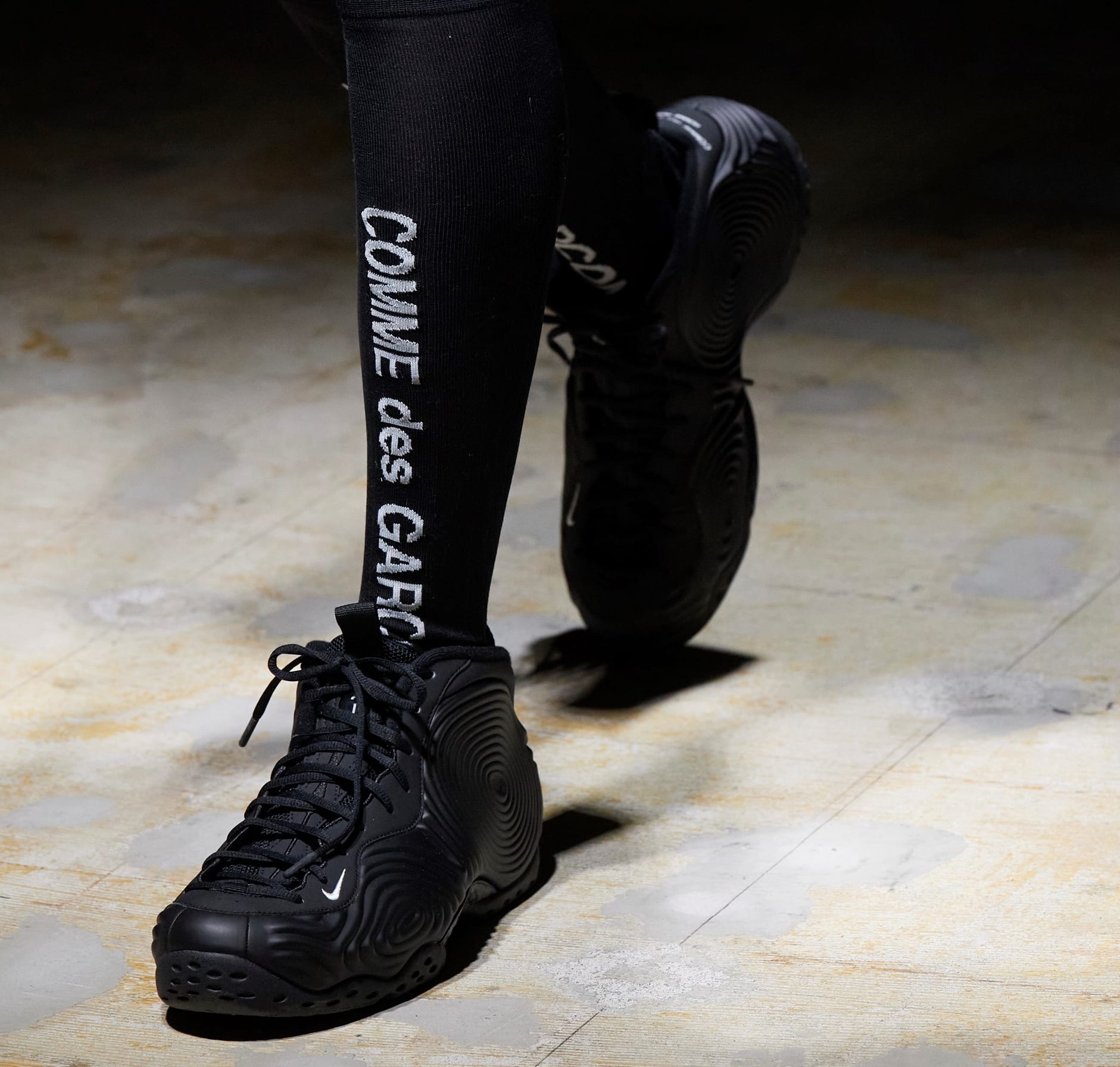 commes des garcons foamposite