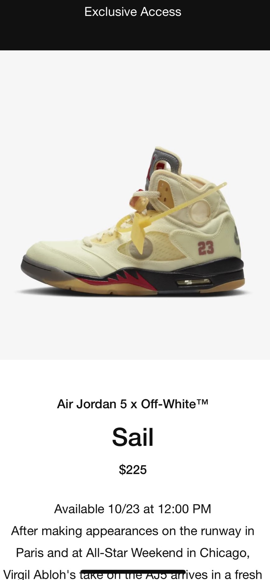 snkrs off white