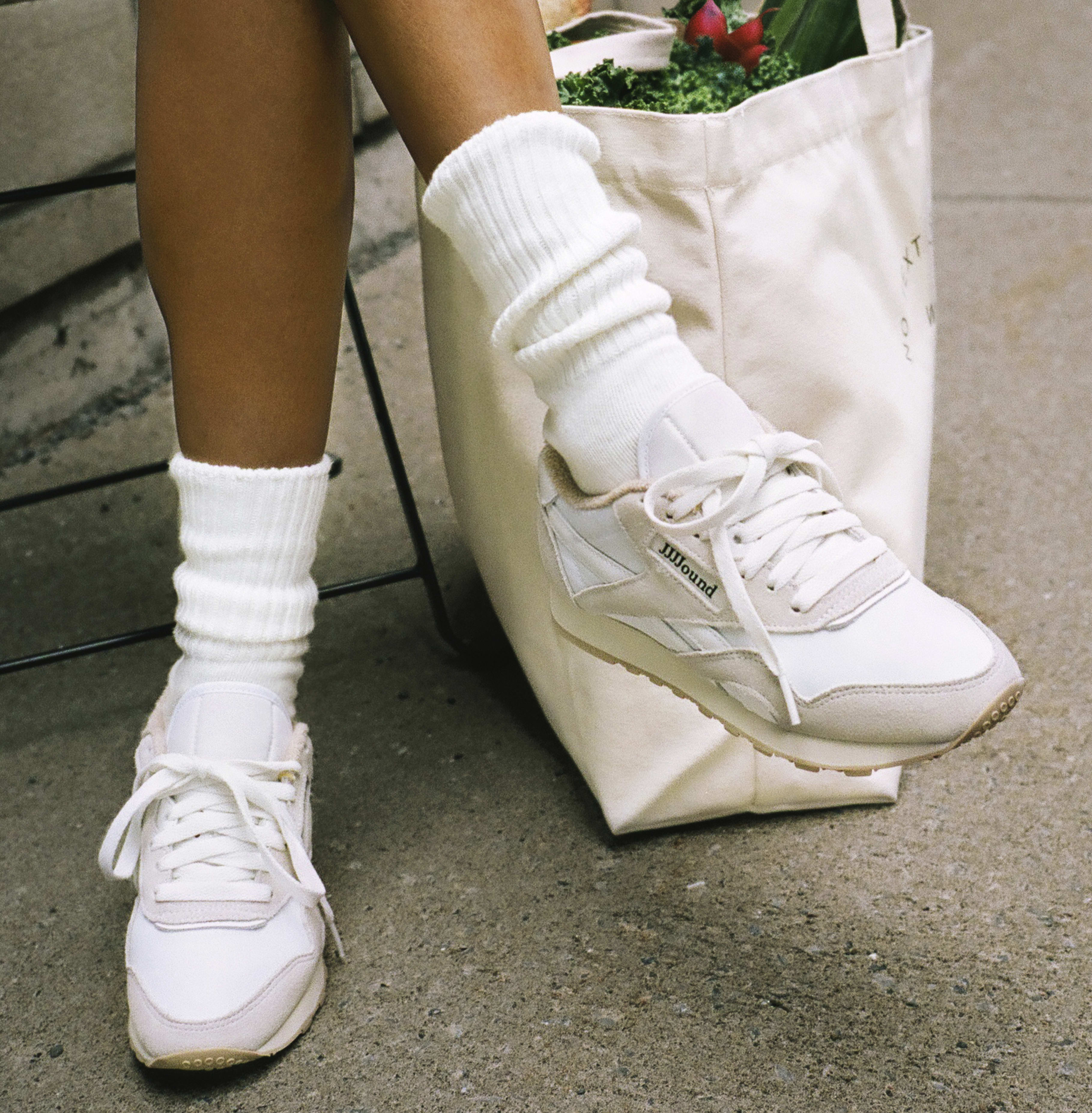 reebok classic nylon white