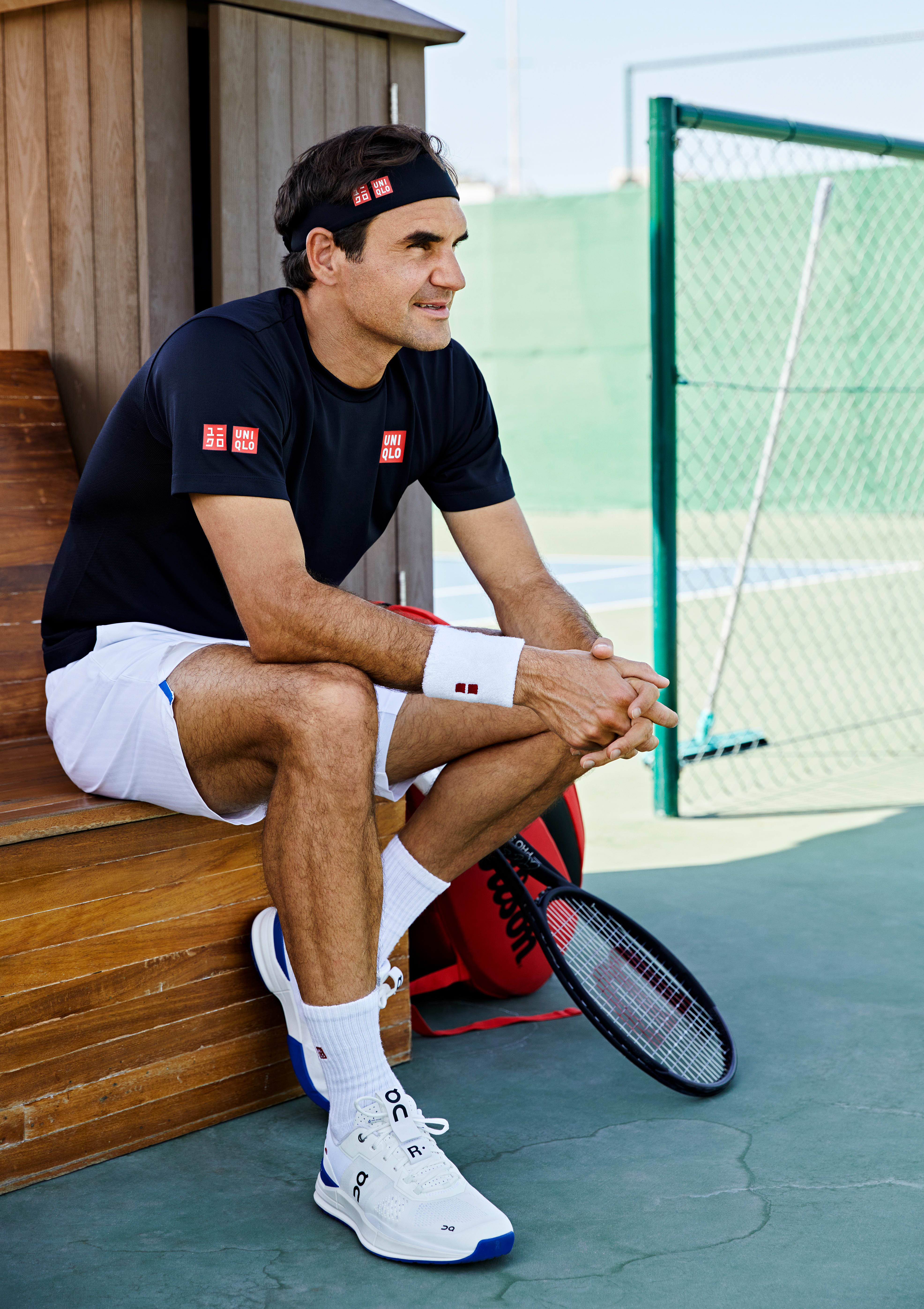 roger federer on sneakers