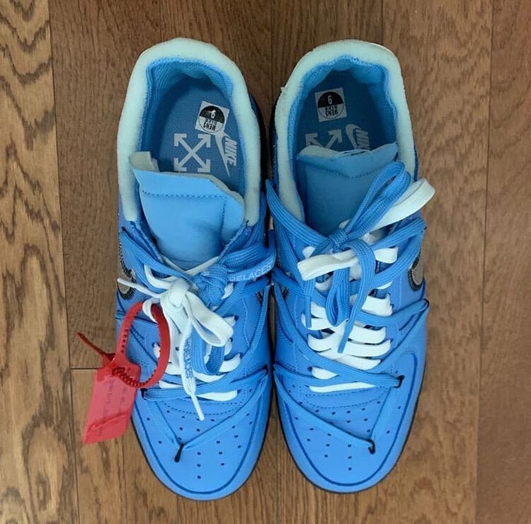 light blue off white af1