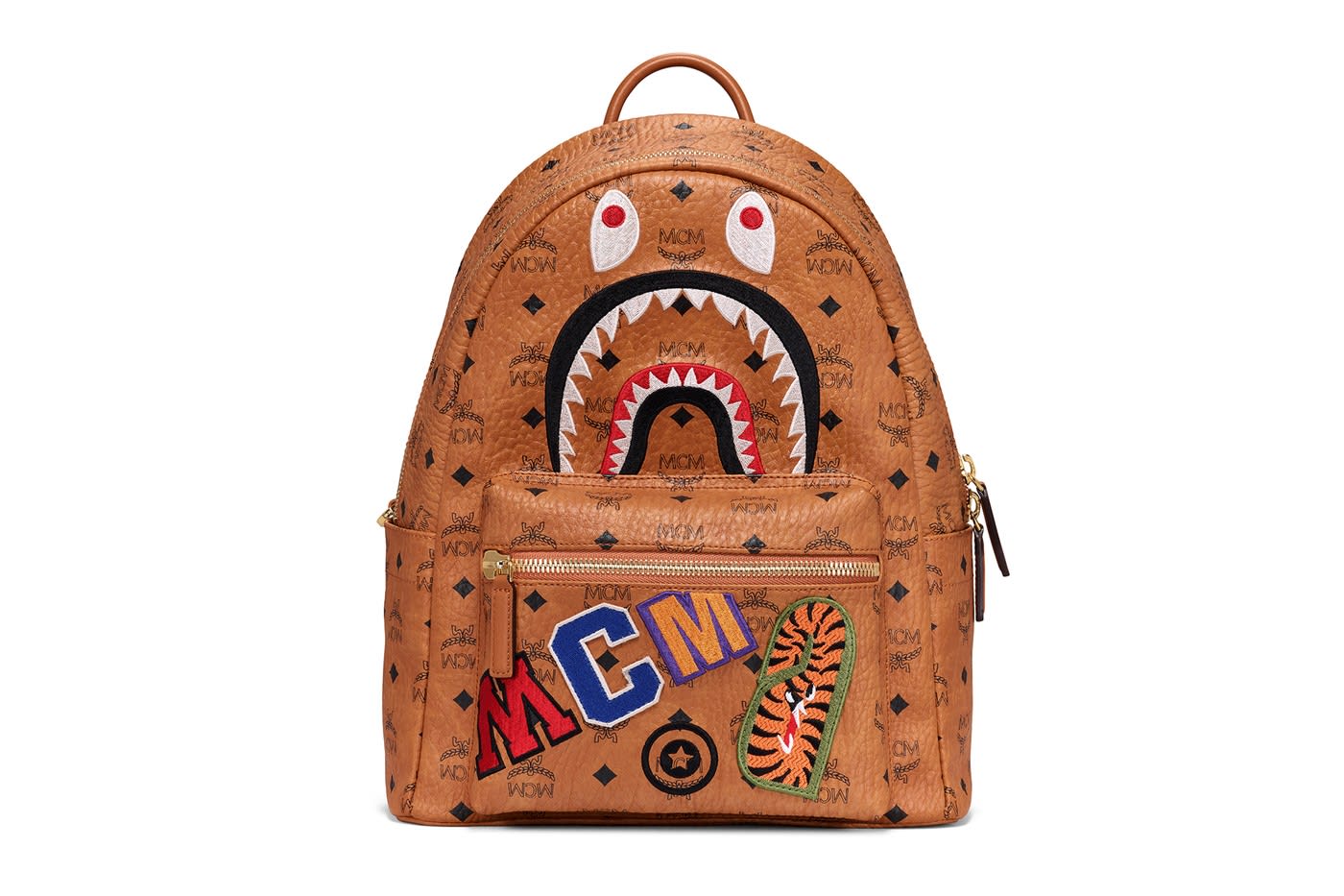 bape x supreme backpack