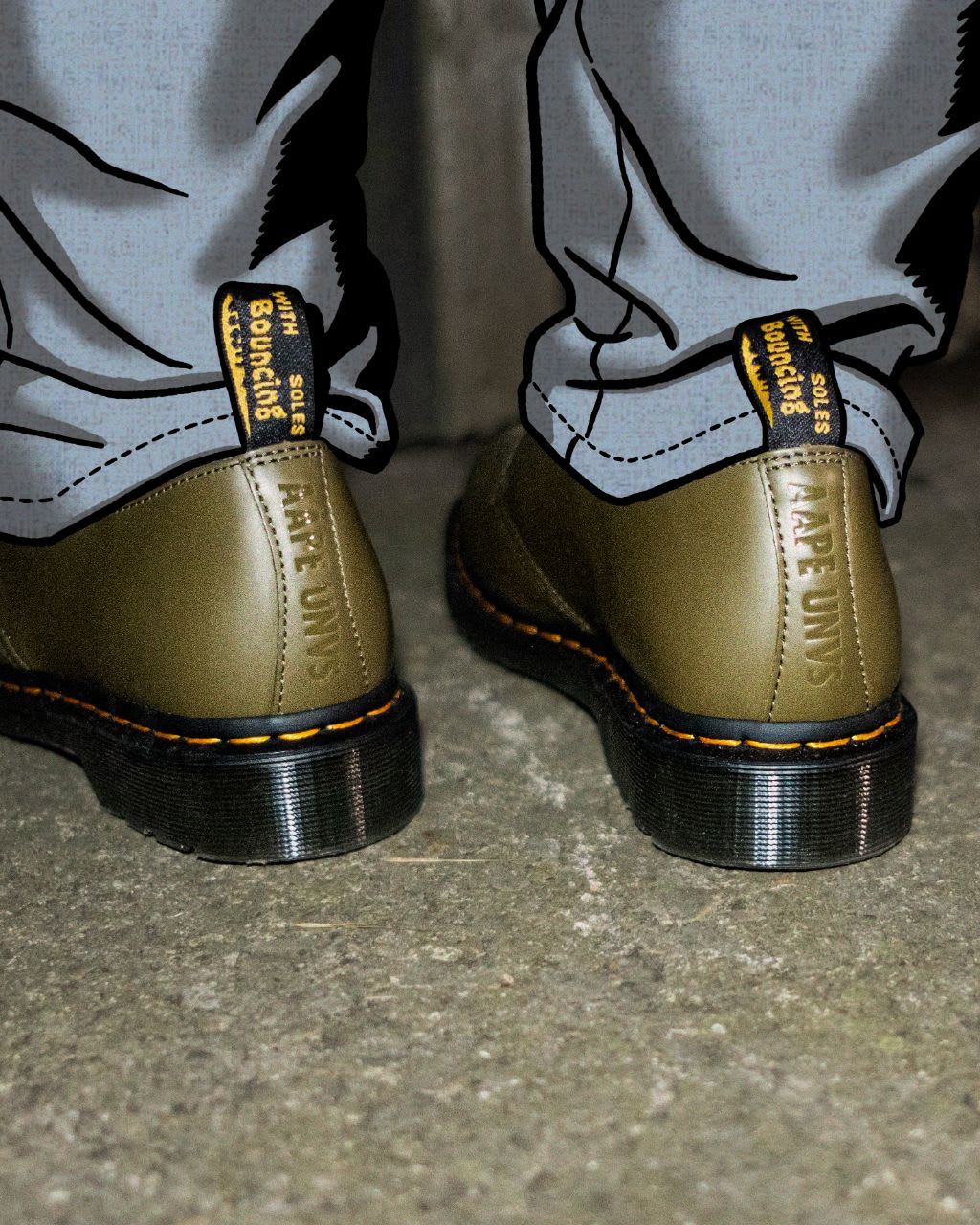 Dr. Martens' Chelsea Boots, Louis Slip-On Receive Subtle Nanamica