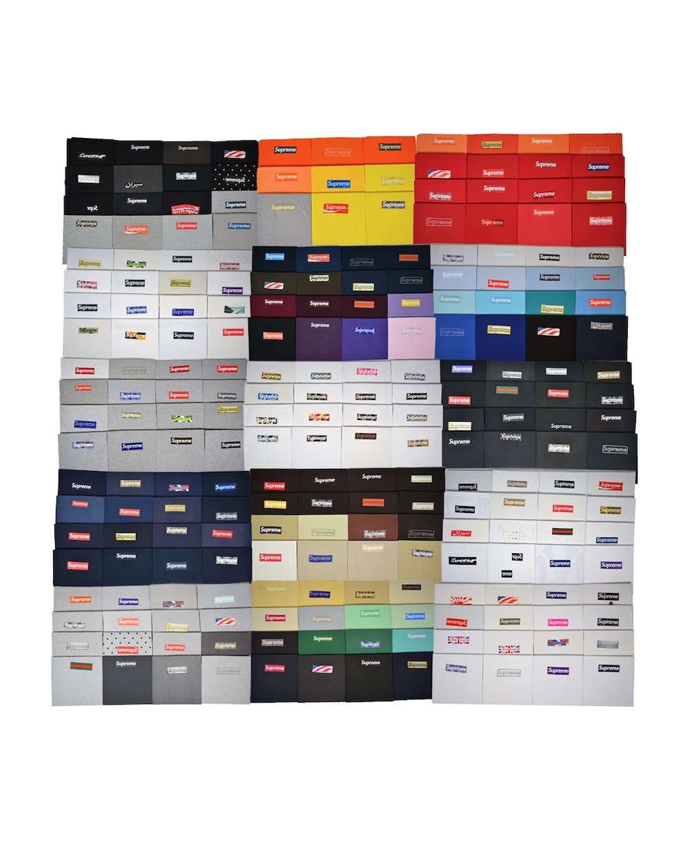 all supreme box logo tees