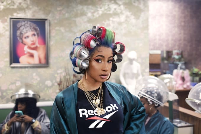 cardi b and reebok