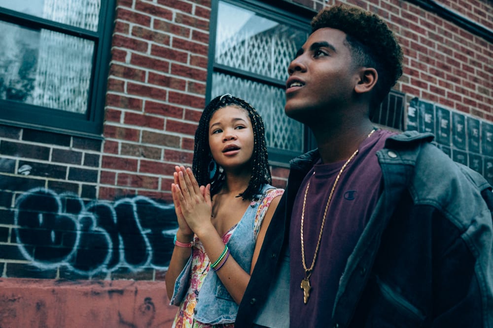 Storm Reid and Jharrel Jerome in 'When They See Us'