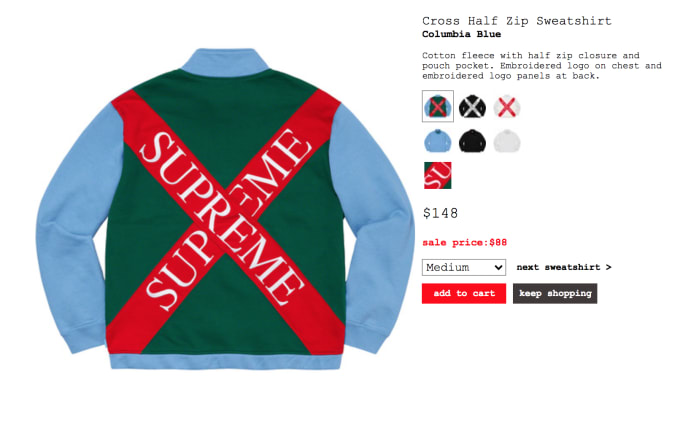 Supreme Surprises Fans With Massive Sale Complex