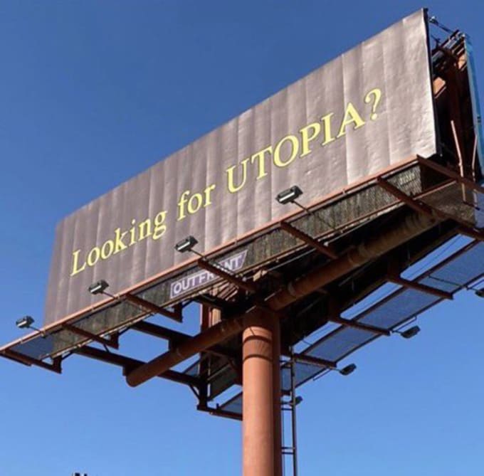 Travis Scott billboard 'Utopia' Cactus Jacks