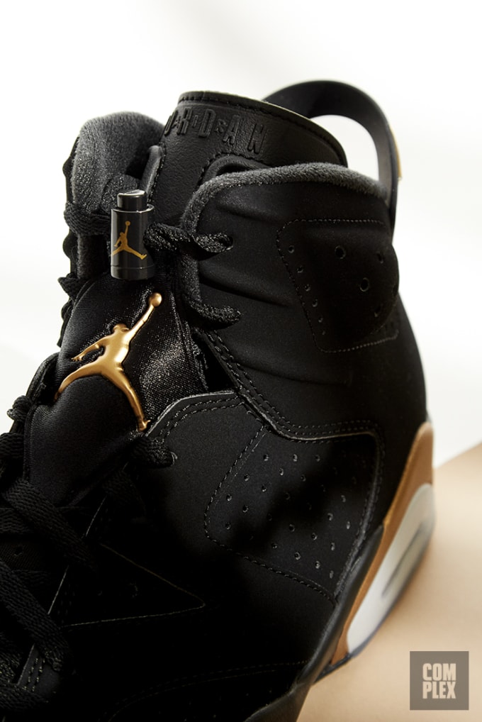 michael jordan shoes black and gold