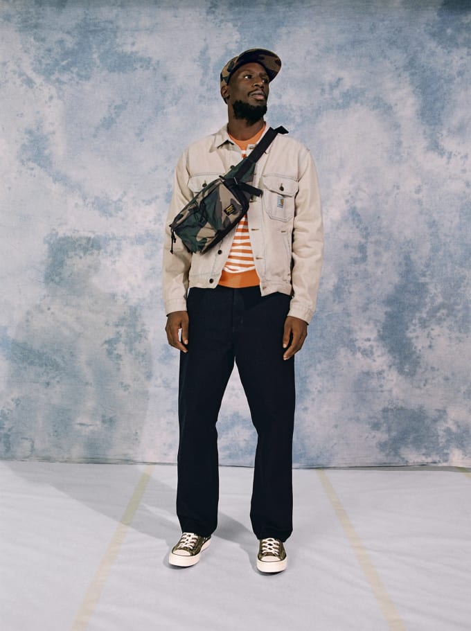 carhartt wip tila velour track pant