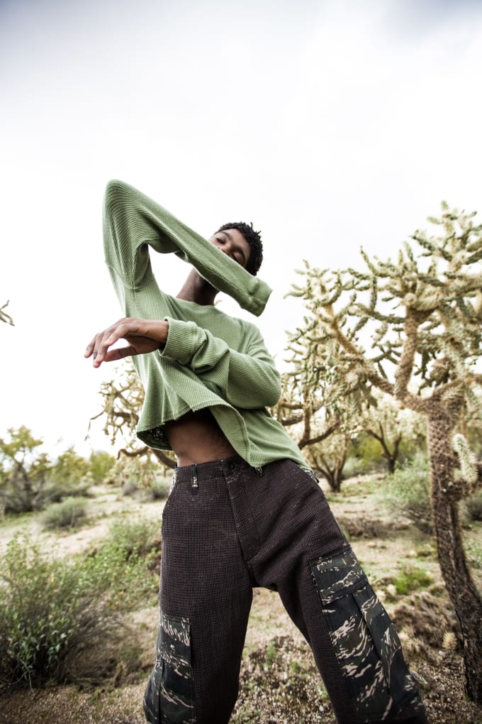 ボタニカル ミディアムベール siberia hills SPIRITUAL JEANS 茶色