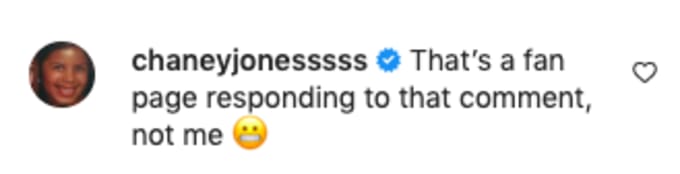 Chaney Jones responds to Ye tattoo post