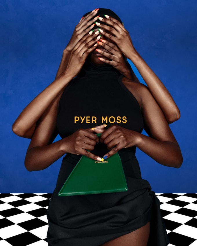 Pyer Moss shoes x bags