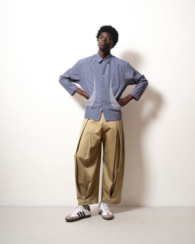 sage nation box pleat trouser M/L5〜6回しか着てないです