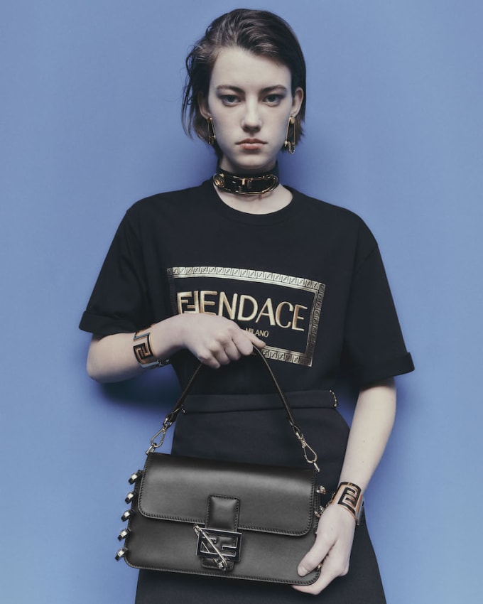 Fendi x Versace "Fendace" campaign