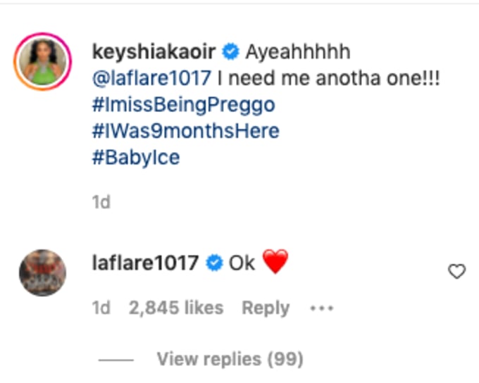 Gucci Mane Responds to Keyshia Ka'Oir's Throwback Photos of Her Baby Bump, Captioned 'I Need Me Anotha One