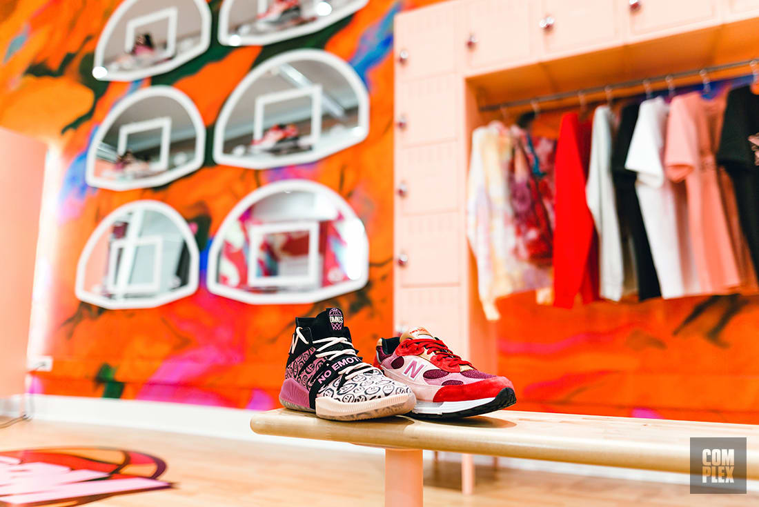 Joe Freshgoods on NBA All-Star New Balance Pop-Up in Chicago | Complex