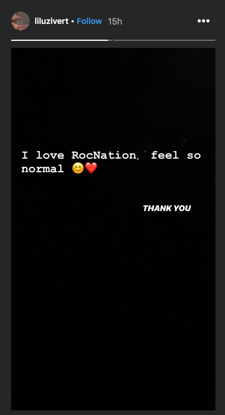 Lil Uzi Vert Praises Roc Nation Amidst &quot;Eternal Atake&quot; Uncertainty