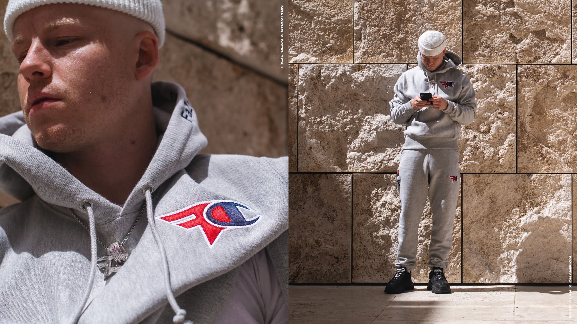 champion hoodie x faze