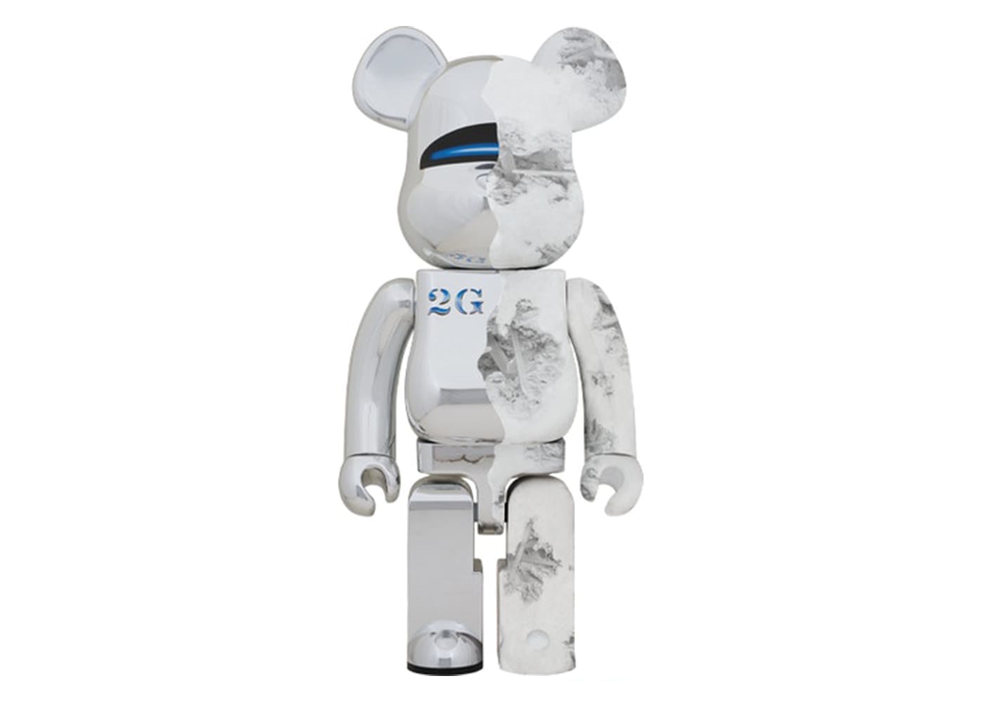 Sorayama x Daniel Arsham 1000 Bearbrick